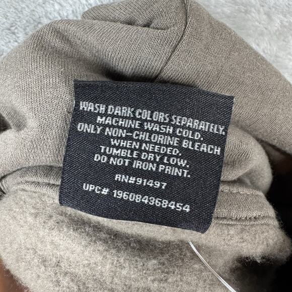 Realtree Hoodie NEW Mens Sz XL Pullover Hunting Outdoor Taupe Hunting Dog - Picture 11 of 11